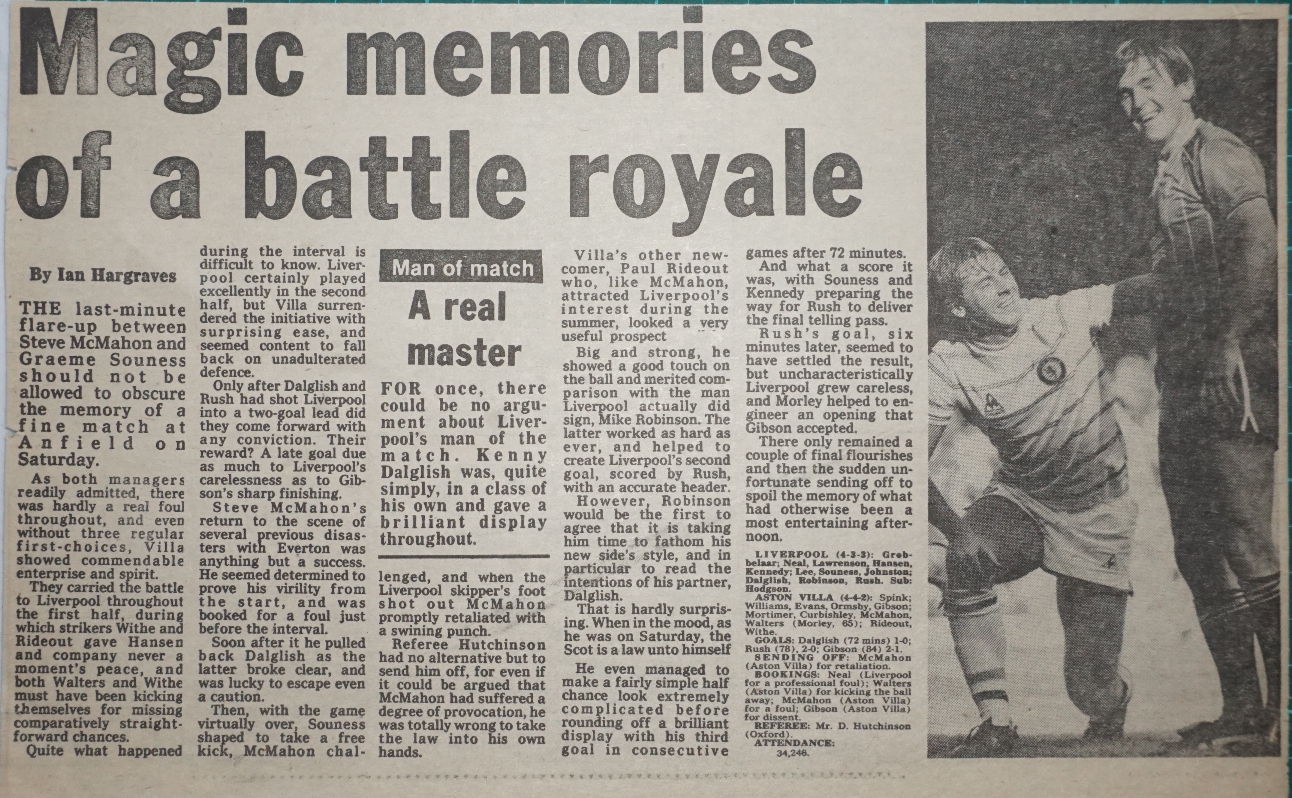 Magic Memories of a battle royale! - 17 September 1983